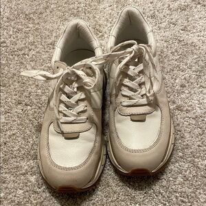 Cream and White Sneakers